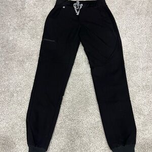 Figs Black Jogger scrub pants